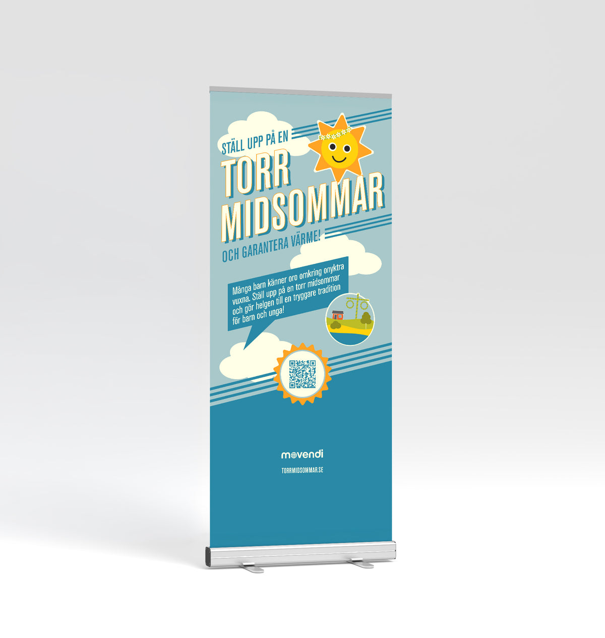 Torr Midsommar rullvepa